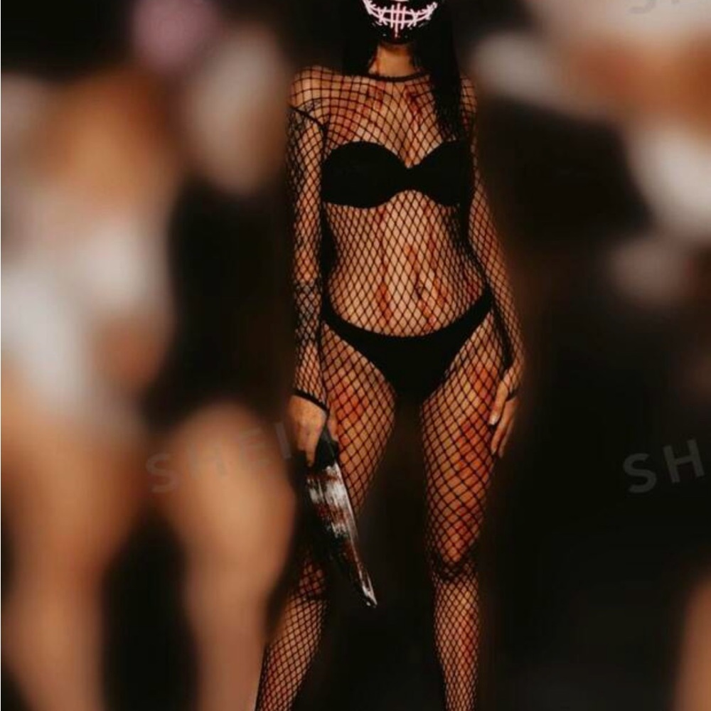 Fishnet bodysuit. Never worn